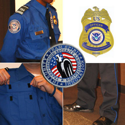 Photos of TSA's new uniforms and patch