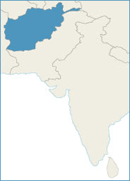 map of Afghanistan