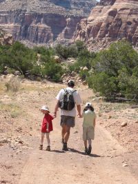 hiking with kids in the Swell