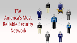 Graphic showing TSA's Network