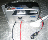 Photo of a camera with a bomb detonator