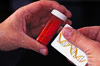 Medicine Vial with DNA Label