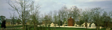 Panoramic view of the village of Appomattox Court House, Virginia