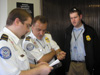 photo of TSOs conduct gate screening at Newark Liberty International Airport