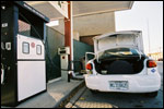 Photo of natural gas being pumped into a vehicle