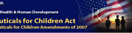 National Institutes of Health, Eunice Kennedy Shriver National Institute of Child Health and Human Development, Best Pharmaceuticals for Children Act (BPCA) banner