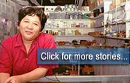 Philippines - Nonita de la Peña in her Mindinao electrical store   ...  Click for more stories...