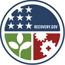 Recovery.gov logo - Link to Recovery.Gov