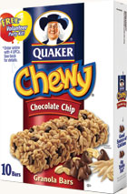 Quaker Chewy Chocolate Chip Granola Bars