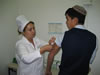 More than a half of Turkmenistan's population received vaccination from measles and rubella this year with support from the U.S. Government