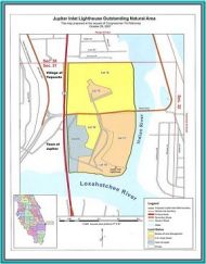 Map of Jupiter Inlet Lighthouse Outstanding Natural Area