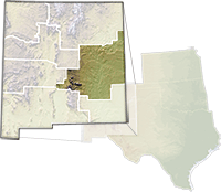 Map of Roswell Field Office