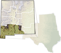 Map of Las Cruces District Office
