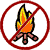 No campfires.