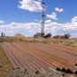 Drill rig in the Powder River Basin, Wyoming.