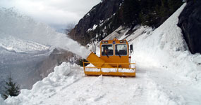 plowing on the going-to-the-sun road