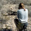 Researcher photographing a javelina