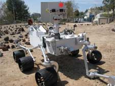 view of Mars Science Lab model on Photosynth