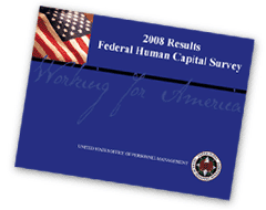 Cover of the 2008 Federal Human Capital Survey