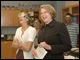 Secretary Spellings laughs with students at T.C. Williams High School in Alexandria, Virginia.