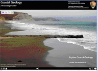 Coastal Geology Multimedia program cover.