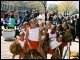 Cheerleaders from P.R. Harris Educational Center in Washington, D.C. participate in the Best Friends program and entertain at the rally.