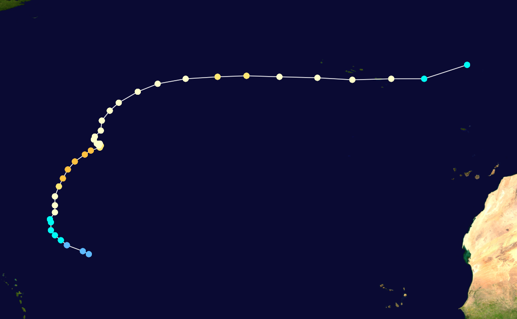 Hurricane Gordon Track