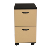 MPEDMPFF24 - Melody 22 in. D File/File Mobile Pedestal