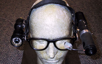 head-mounted components of the Wearable Low Vision Aid