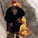 There are many low ceilings and stairs without handrails on the cave tour.