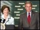 President Bush and First Lady Laura Bush visit North Glen Elementary School, in Glen Burnie, Maryland, to commemorate the fourth anniversary of the signing of the No Child Left Behind Act.