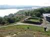 An aerial view of Khortytsia Island