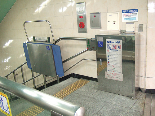Stair lifts in Seoul, Korea