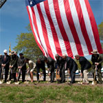 The groundbreaking for the new Visitor Center on April 27, 2009.