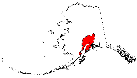 Site map of the Cook Inlet Basin study unit (5573 bytes)