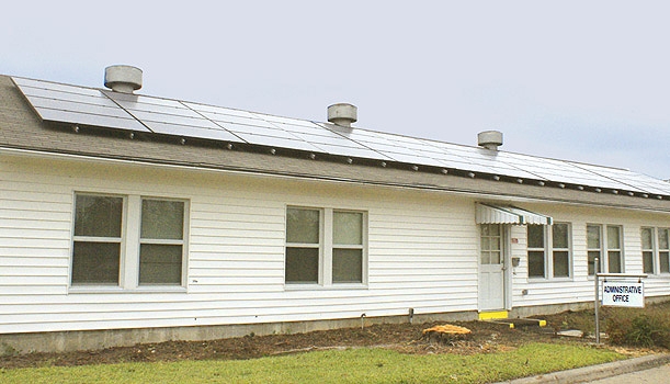 Solar Panel Installation at Beaumont Office