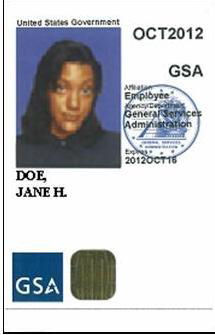 employee ID card with microchip