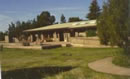 color photograph of Capulin Volcano visitor center building