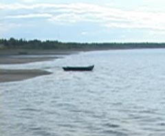 boat off the shore