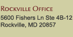 Rockville Office, 5600 Fishers Ln Ste. 4B-12, Rockville, MD 20857