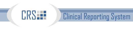 CRS – Clinical Reporting System