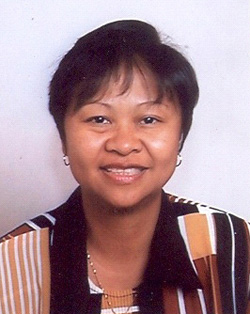 Brigitte Rabemanantsoa, mayor of the central Malagasy city of Ambohimalaza.