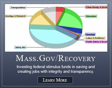 Economic Recovery - Investing federal stimulus funds in transportation, housing, education, energy, technology and more.  Click to Learn More