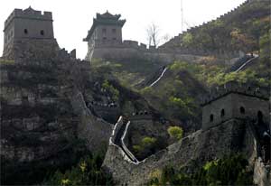 Section of the Great Wall in Beijing, China, April 19, 2005. [© AP Images]