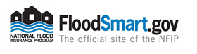 FloodSmart.gov logo and link