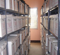 USAID trained court staff in archiving and helped organize the court’s file room. With files boxed and neatly stored on shelves, the court runs more efficiently. Files over 12 years old, which made up 33 percent of the archives, were removed to free up clutter and space.