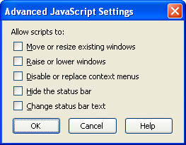 Firefox Advanced Javascript