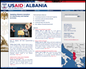 Albania Mission Website Screenshot