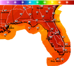 National Digital Forecast Database Maximum Temperature Forecast