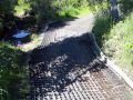 Picture of GeoBlock grid with trail drainage structures